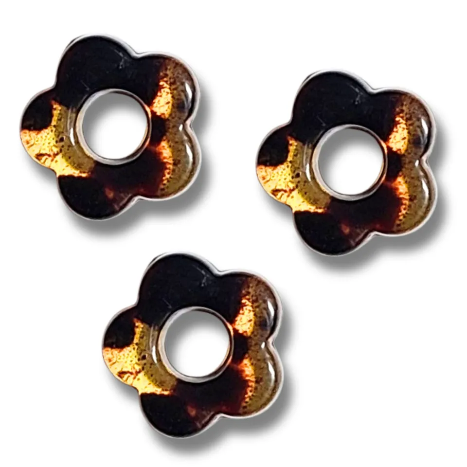 ARTSHOP Flower Power 30 fleur BABY loupe marron 20mm x1