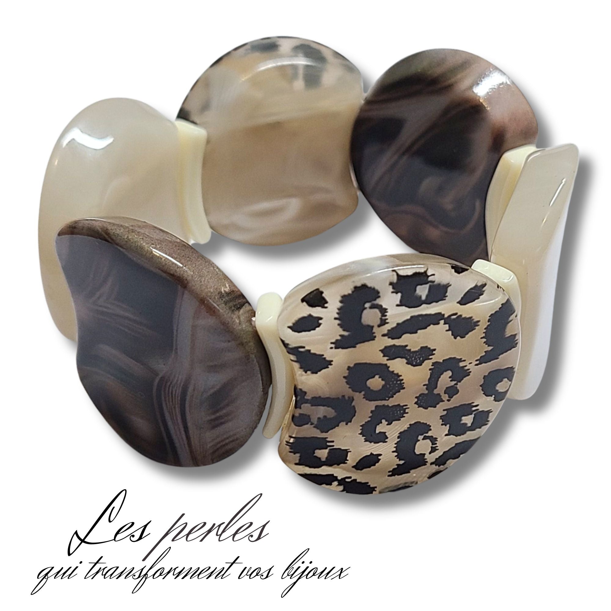 ARTSHOP MOON Léopard Nude kit bracelet sans aiguille