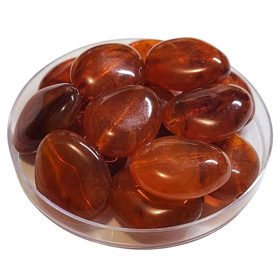 ARTSHOP Galets TIKA 29 galet caramel marbré 30MM x1