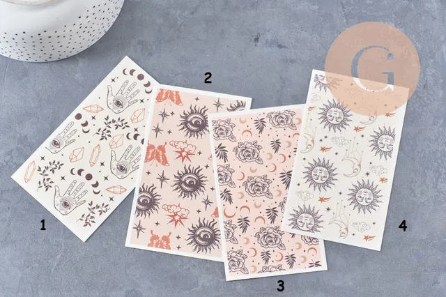 Gingerlily G10549 feuille transfert polymère mystique x1