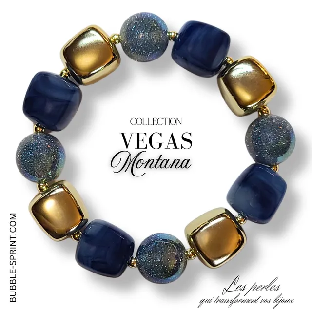 Artshop Vegas bracelet Montana perles 16mm kit monté