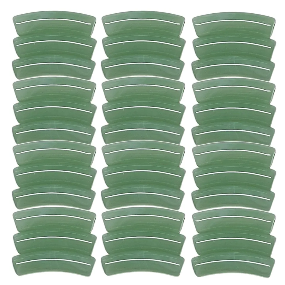 ARTSHOP TINY 29 tube incurvé menthe marbré x10