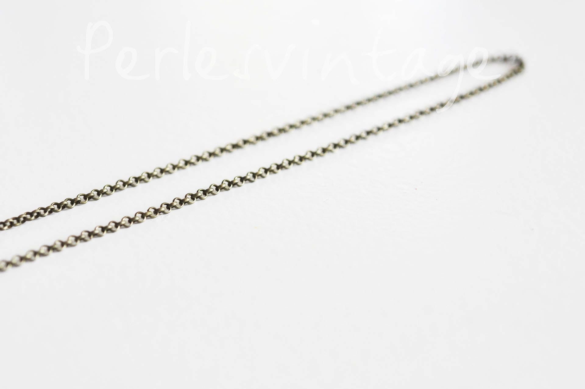 Gingerlily chaîne rolo bronze 2,5mm 5 mètres création bijoux