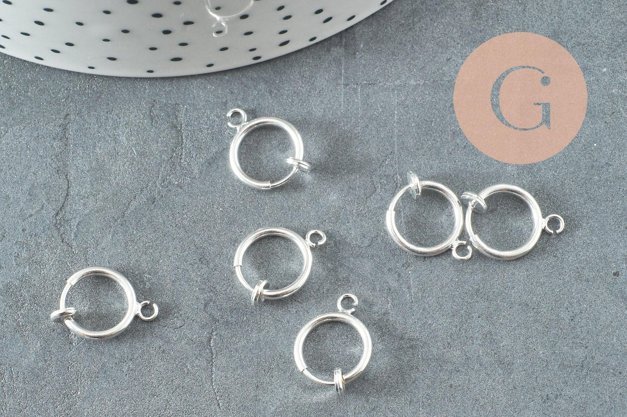 Gingerlily Apprêts G9644 créoles non percées 15.5mm x2