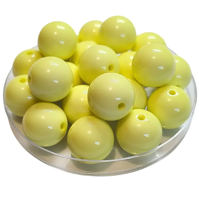 ARTSHOP Boules 20MM 336 perle jaune clair 20mm x1