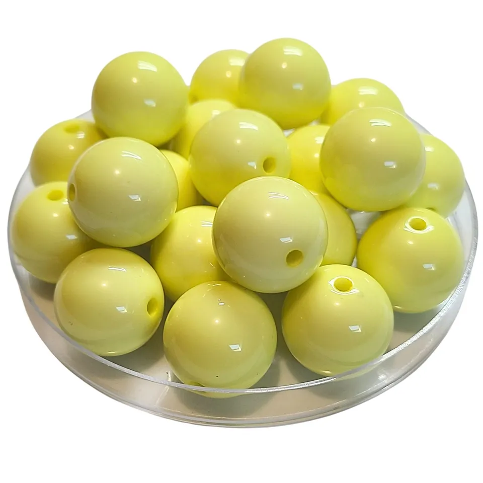 ARTSHOP Boules 20MM 336 perle jaune clair 20mm x1
