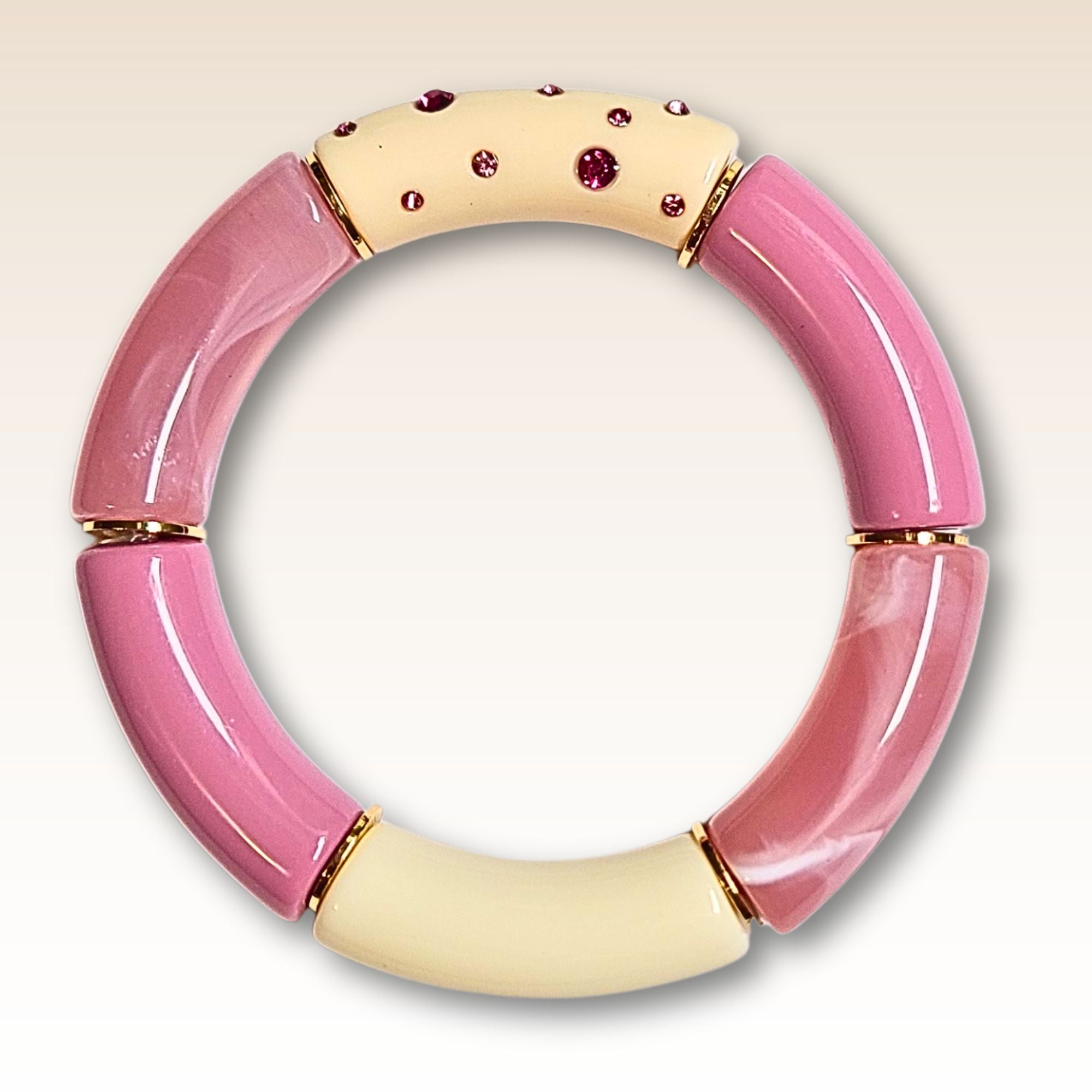 ARTSHOP Camaieux 231 lot 6 tubes 12MM rose perle tube
