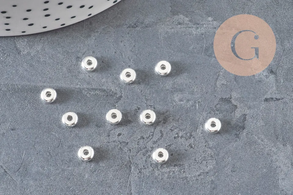 Gingerlily G11173 perles intercalaires acier 5 mm x10