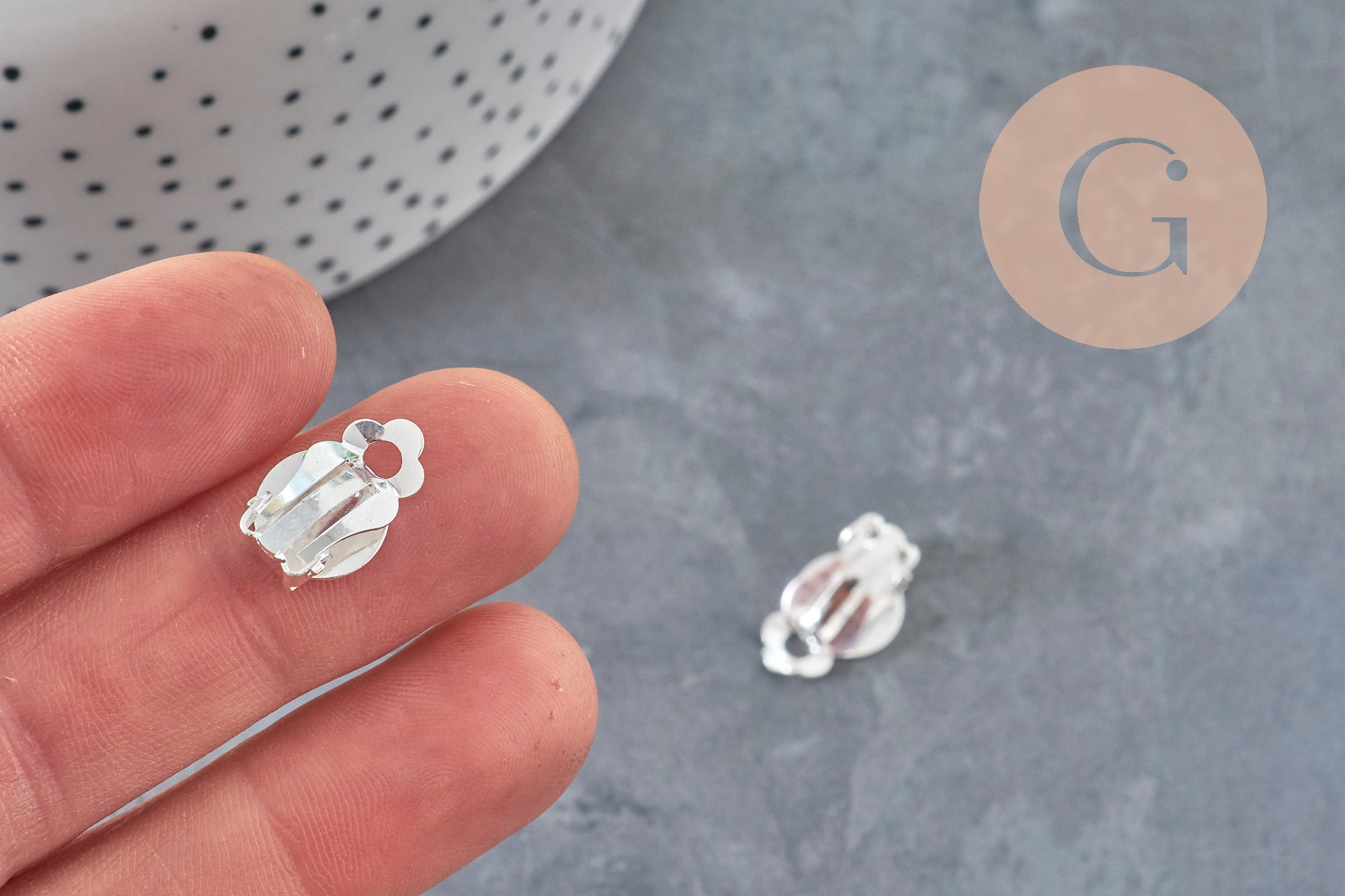 Gingerlily G11175 clips boucles d'oreilles acier x10