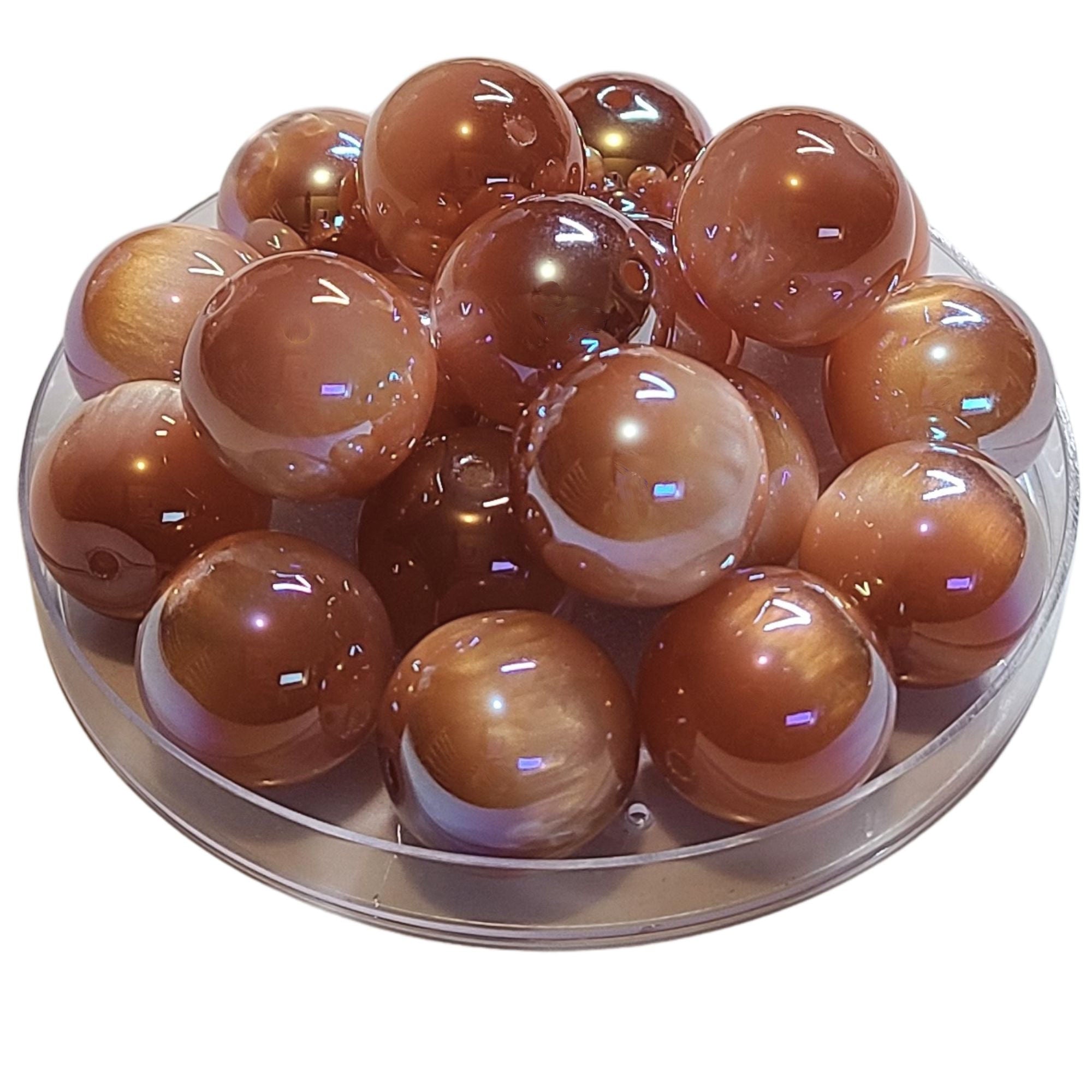 ARTSHOP Boules 20MM 283 boule oeil de chat pêche AB x1