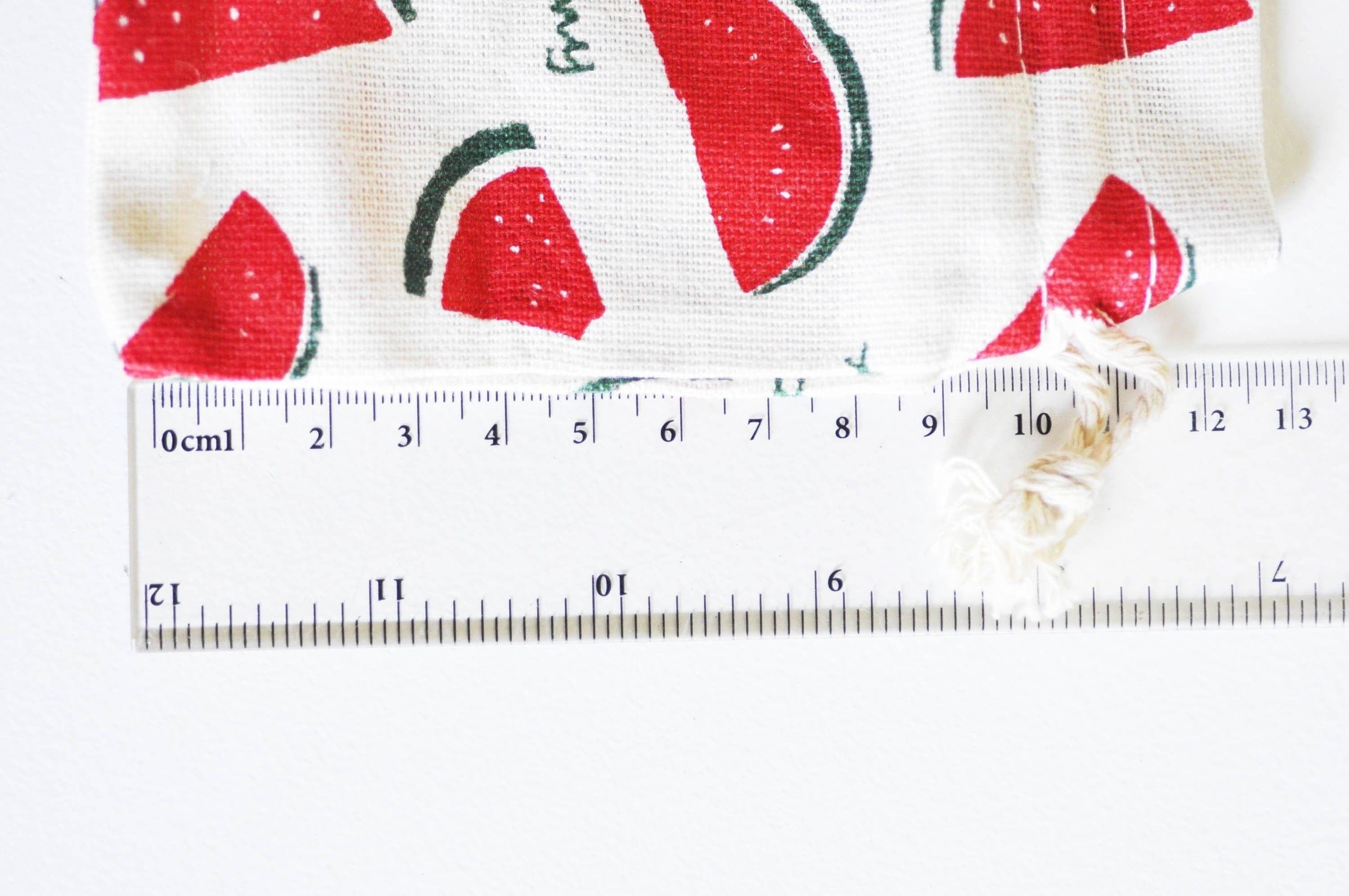 Gingerlily Pochette bijou coton pastèque 14x10cm x1