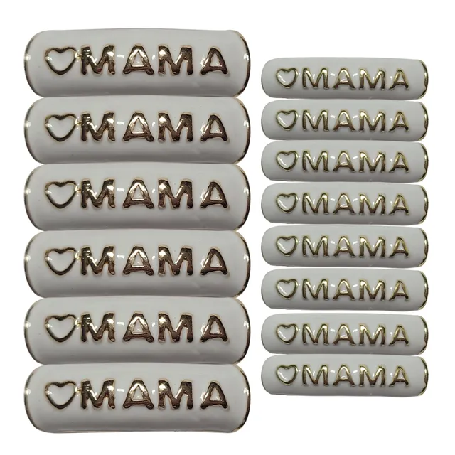 ARTSHOP Strass Émaillés 318 MAMA tube blanc 12mm x1