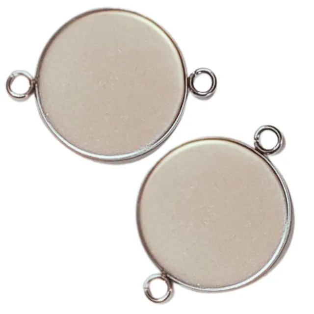 ARTSHOP Apprêts support plateau 25mm argent inox AP41