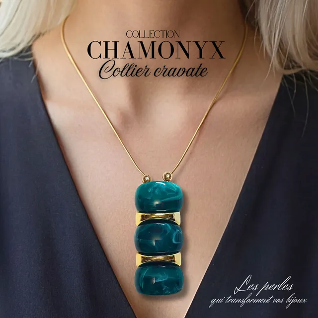 Artshop Chamonyx kit collier canard acrylique 70 cm