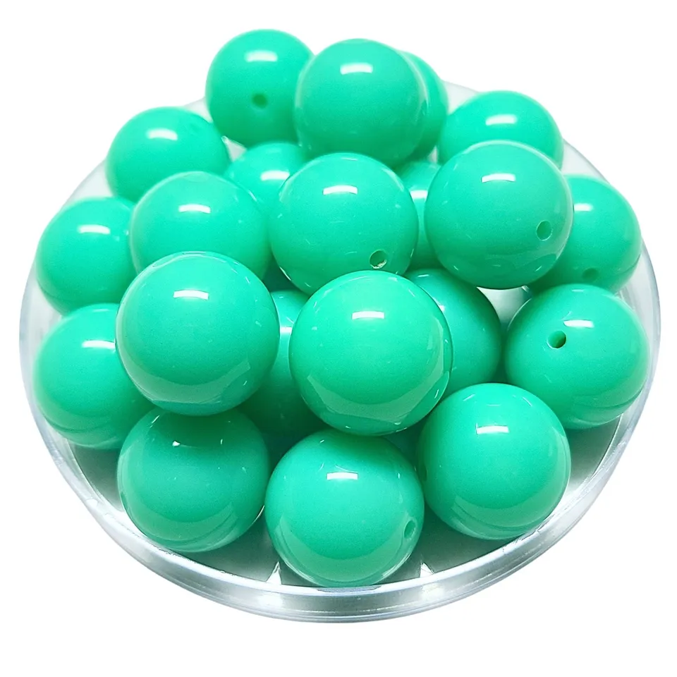 ARTSHOP Boules 20MM perle Jade brillante 20 mm x1