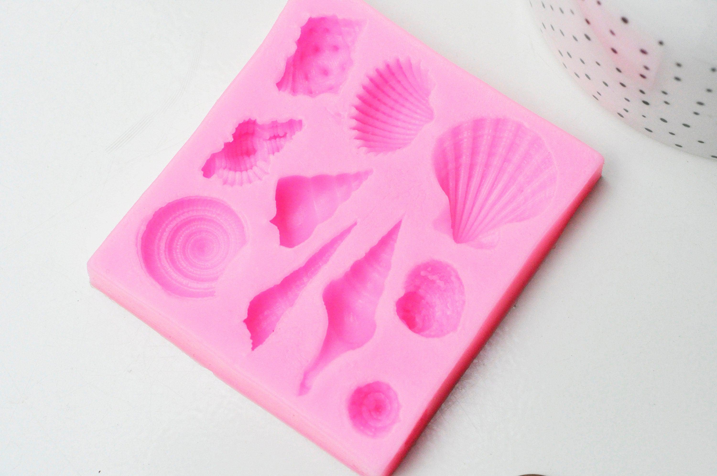 Gingerlily Pâte polymère moule silicone G4077 coquillages 7,6cm