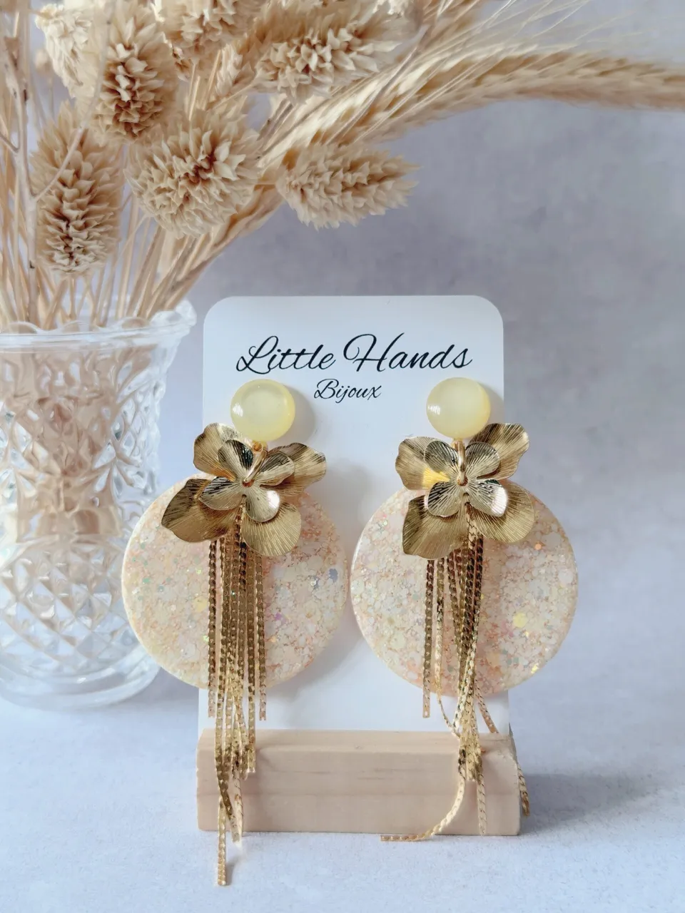 Little Hands Capucine boucles d'oreilles Honey Sparkle