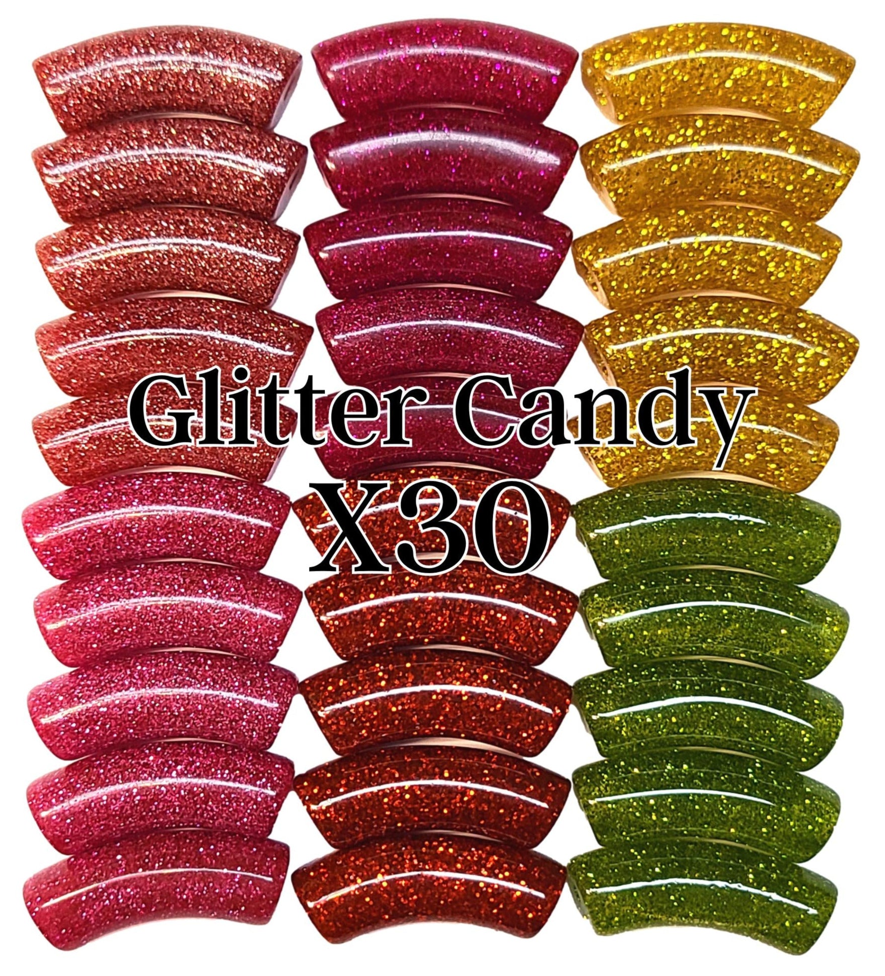 ARTSHOP Camaïeu 84 tubes Glitter candy 12MM x30
