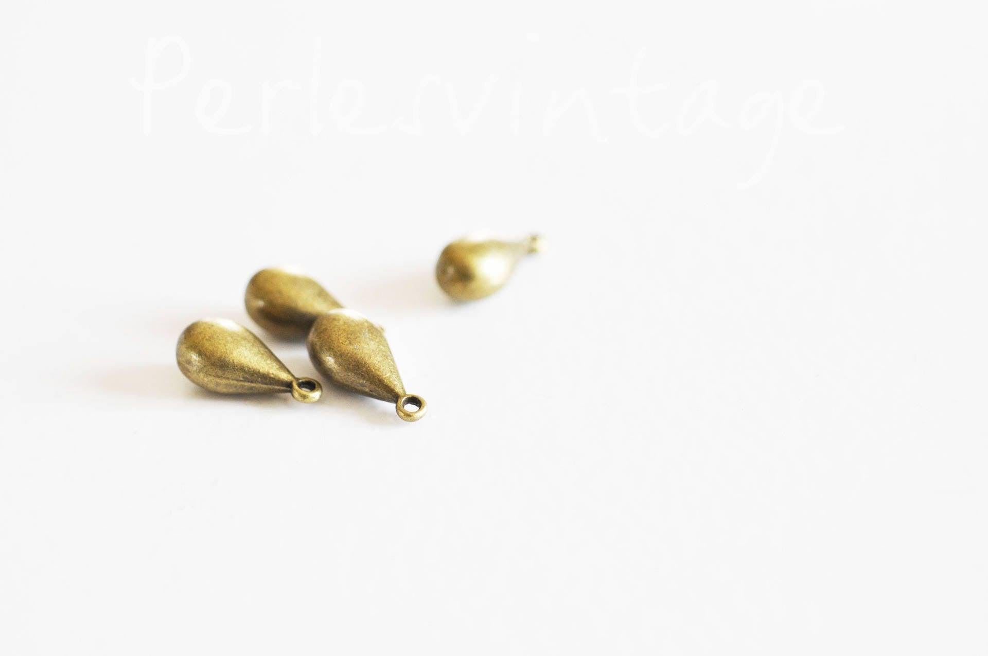 Gingerlily Pendentifs goutte G0532 pendentif bronze 17mm x1