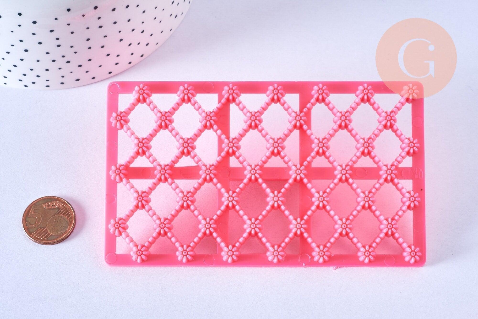 Gingerlily Pâte polymère G5102 moule silicone losanges 12,2cm