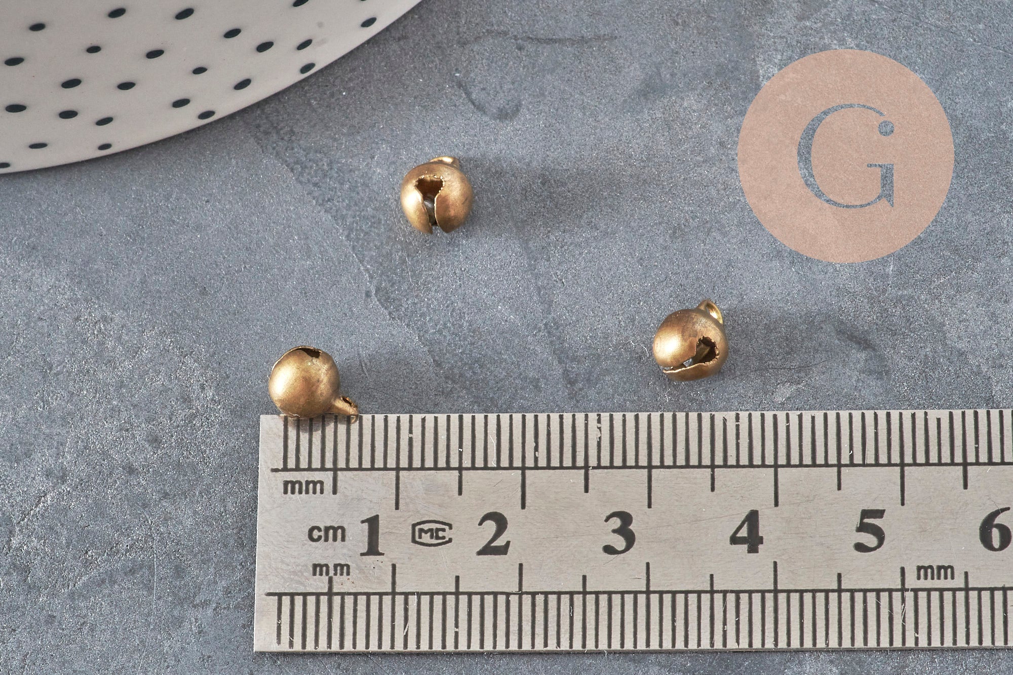 Gingerlily Grelots clochettes laiton bronze 8mm x10