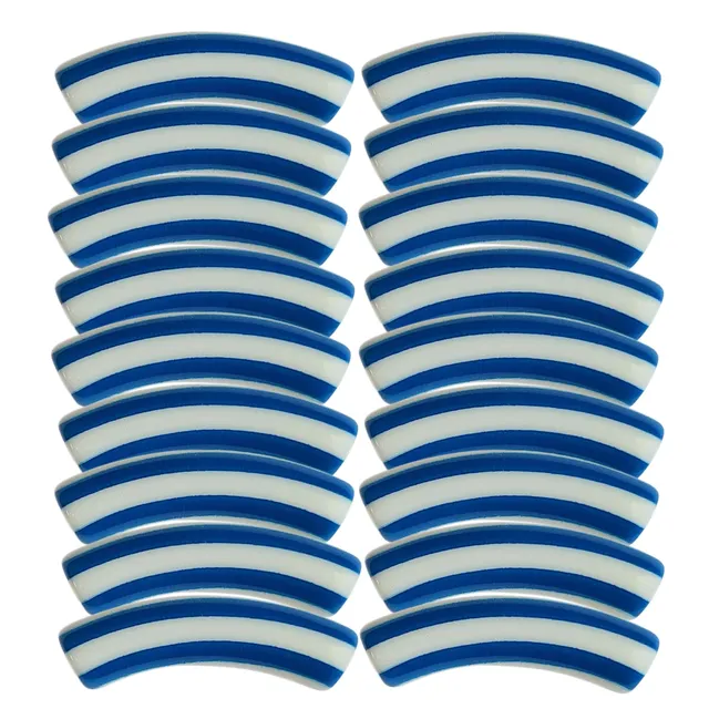 ARTSHOP Tubes à Rayures 458 perle tube Caraïbes 8MM x1