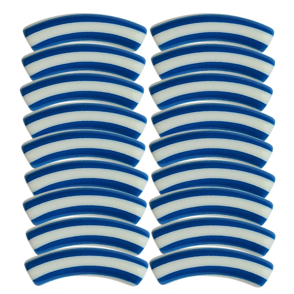 ARTSHOP Tubes à Rayures 458 perle tube Caraïbes 8MM x1