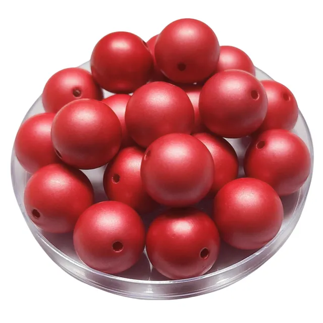 ARTSHOP Boules 129 Satin cerise perle 20 mm x1