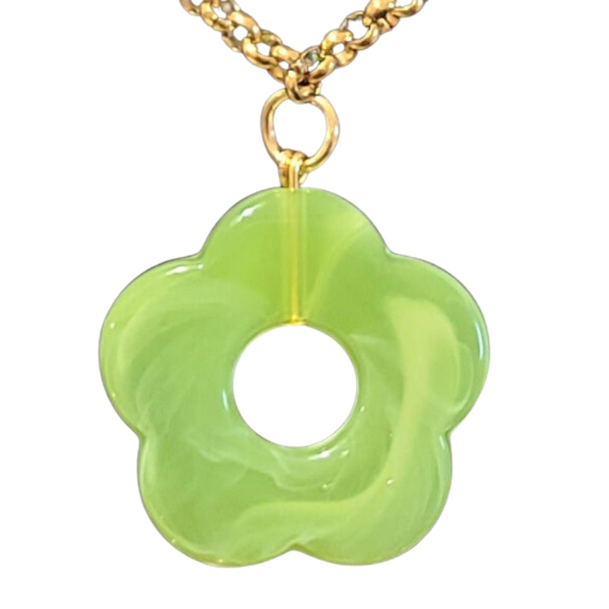 ARTSHOP Flower power fleur Capucine glitter menthe x1