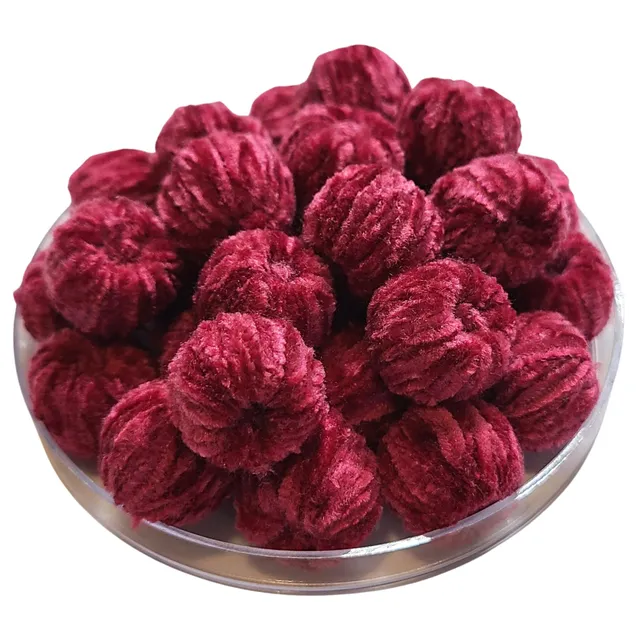 ARTSHOP Chouchous Balls n5 perle velours 16mm rose fuchsia
