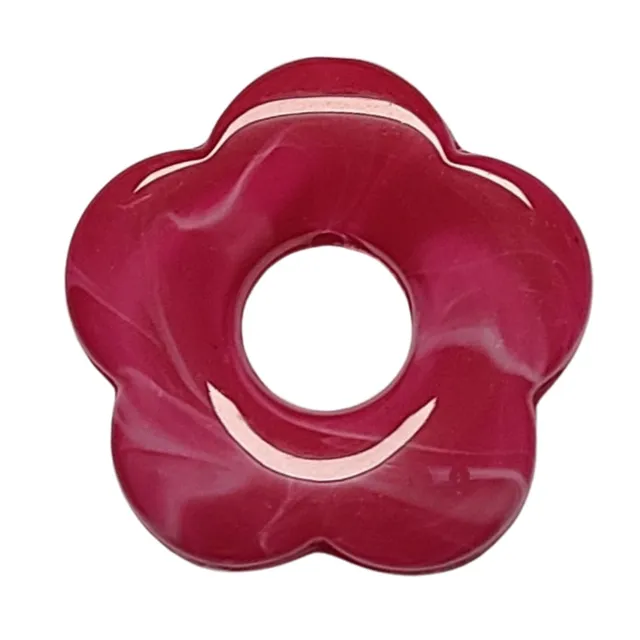 ARTSHOP Flower power 20 fleur Capucine fuchsia 27 mm x1