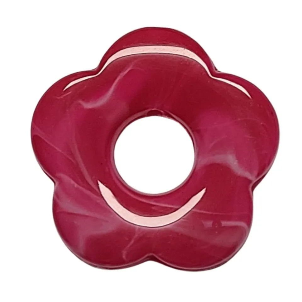 ARTSHOP Flower power 20 fleur Capucine fuchsia 27 mm x1