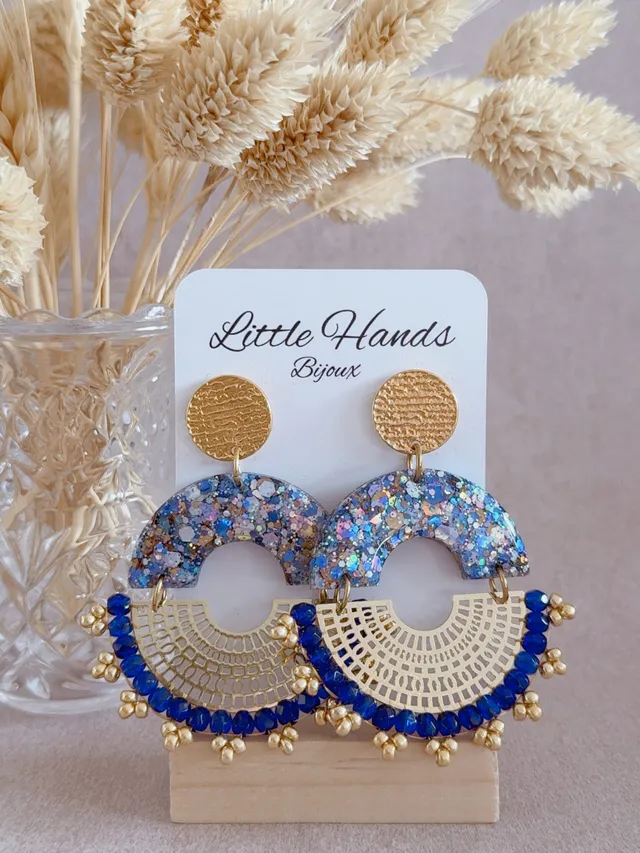 Little Hands Bijoux Aurora 11 boucles d'oreilles fantaisie nacrées