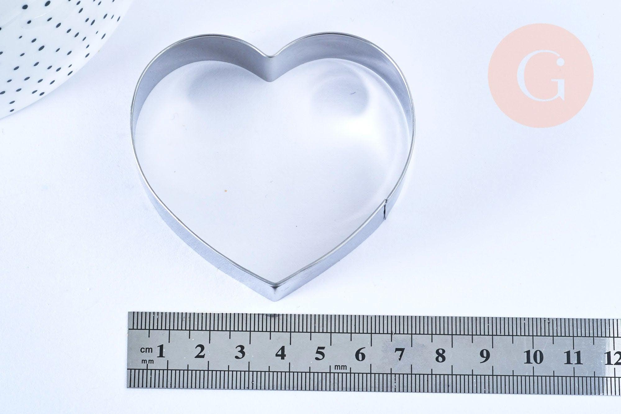 Gingerlily G4993 emporte-pièce coeur inox 6,9 cm x1 pâtisserie