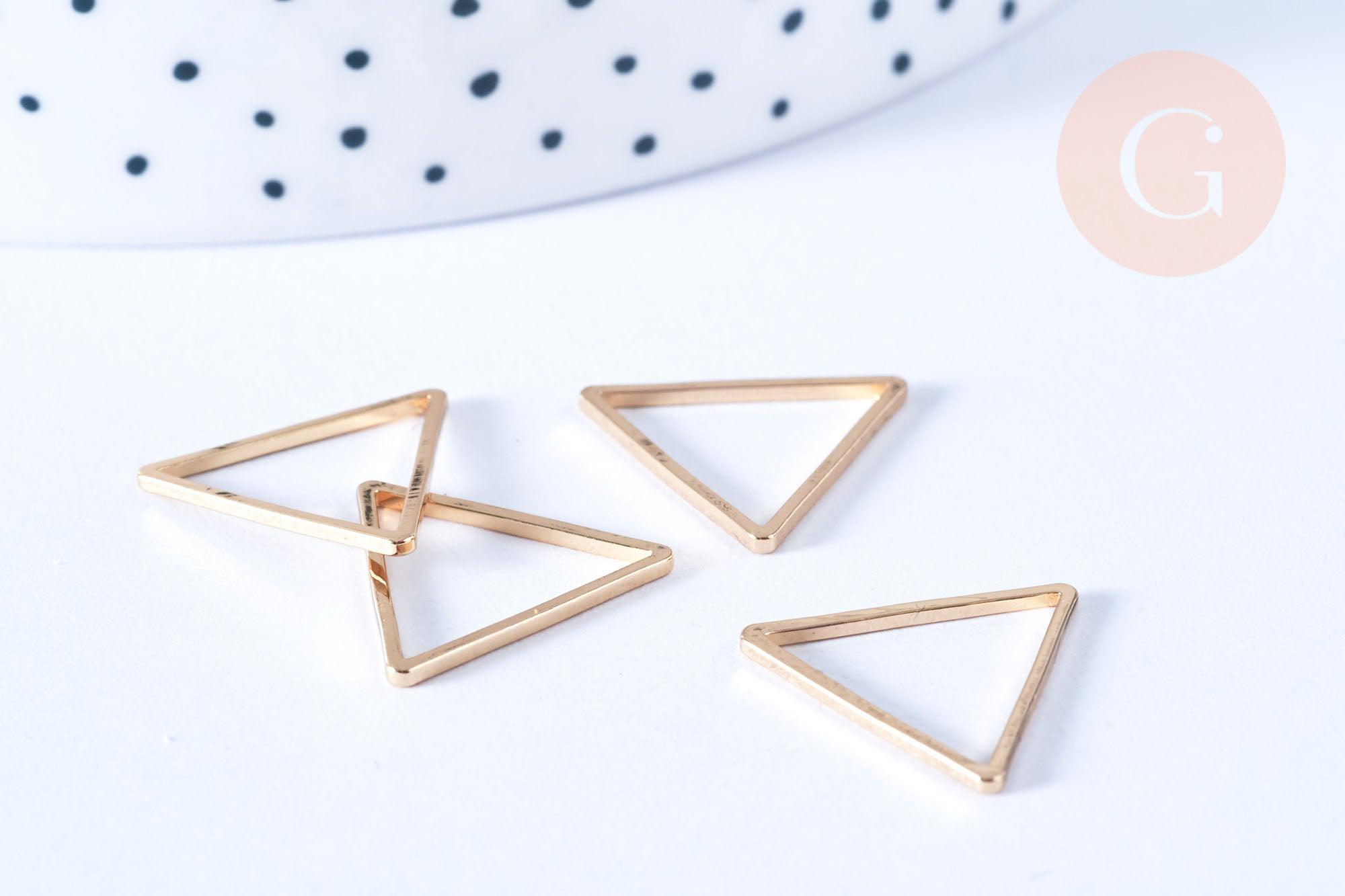 Gingerlily Pendentifs Triangle G6556 pendentif laiton 15mm x5
