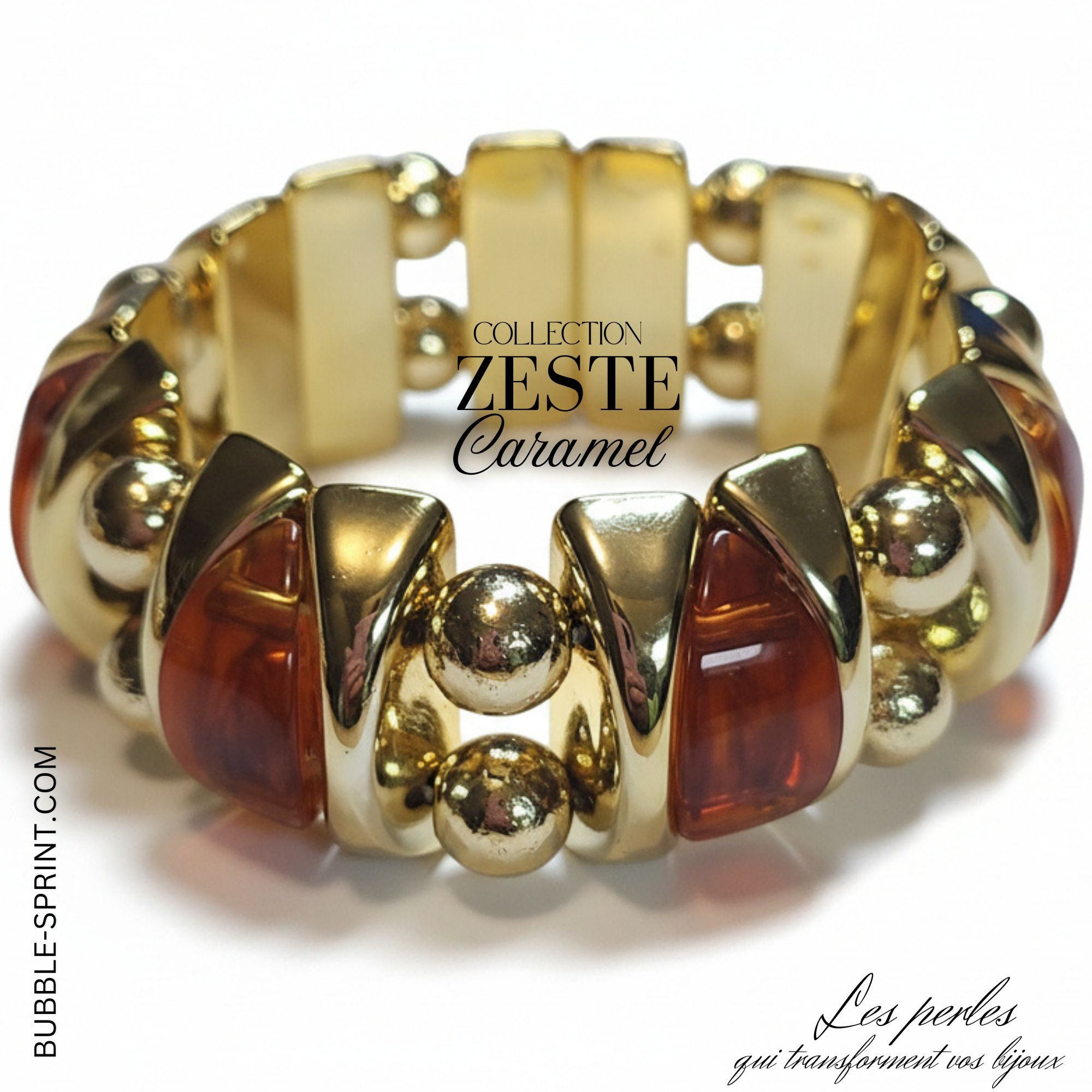 ARTSHOP Clémentis 19 tranche caramel marbré x20