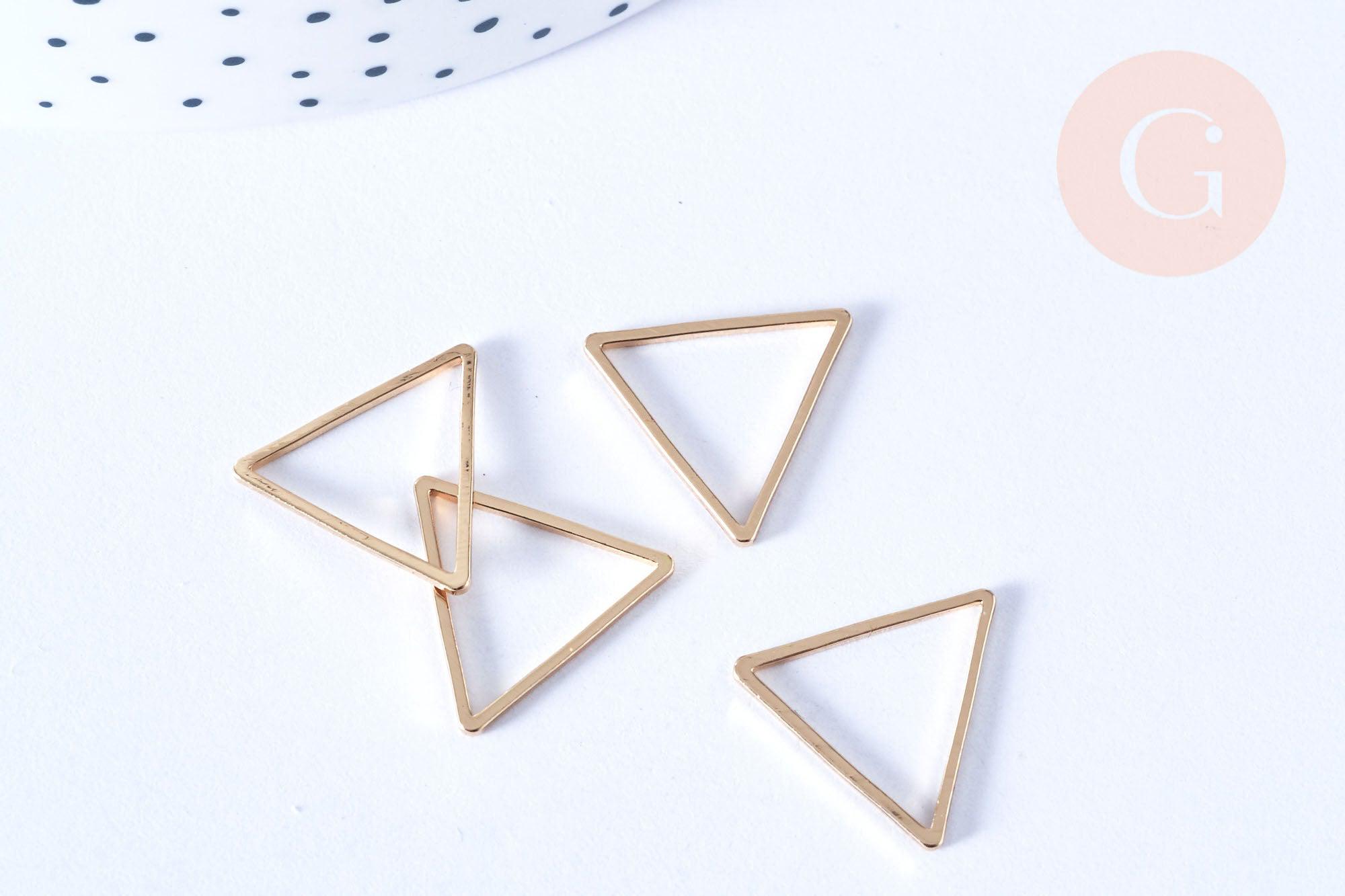 Gingerlily Pendentifs Triangle G6556 pendentif laiton 15mm x5