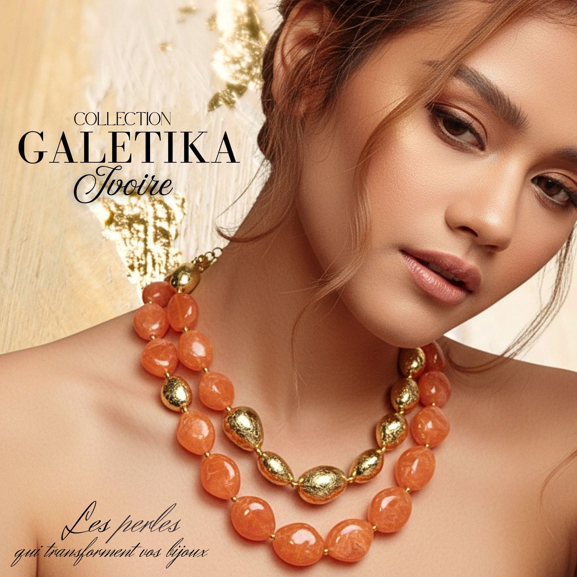 ARTSHOP Galets TIKA perles vert gazon marbré x1