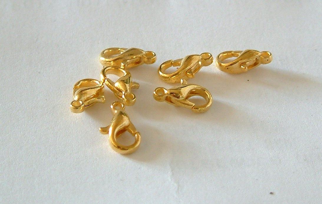 Gingerlily G0024 fermoirs mousquetons dorés 12mm x50