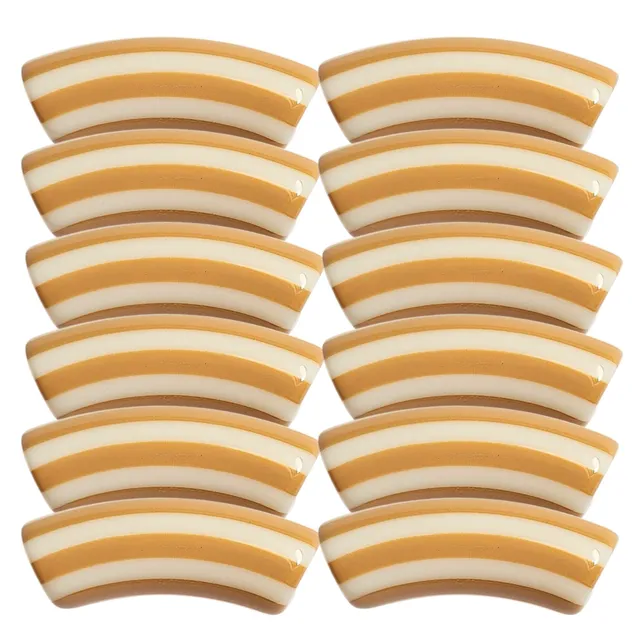 ARTSHOP Tubes à Rayures 459 tube incurvé Biscuit 12MM x6