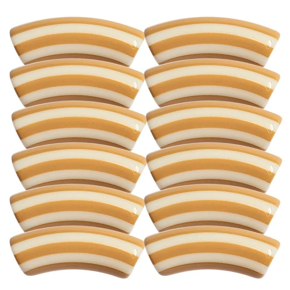 ARTSHOP Tubes à Rayures 459 tube incurvé Biscuit 12MM x6