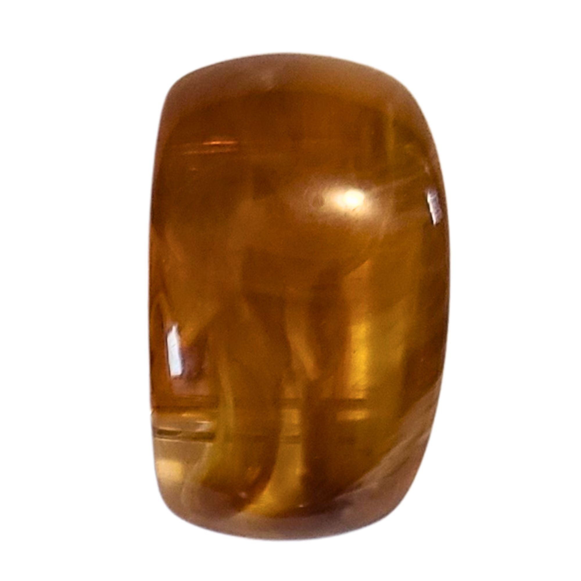 ARTSHOP Chamonyx 30 Miel marbre perle dome 2 trous x1