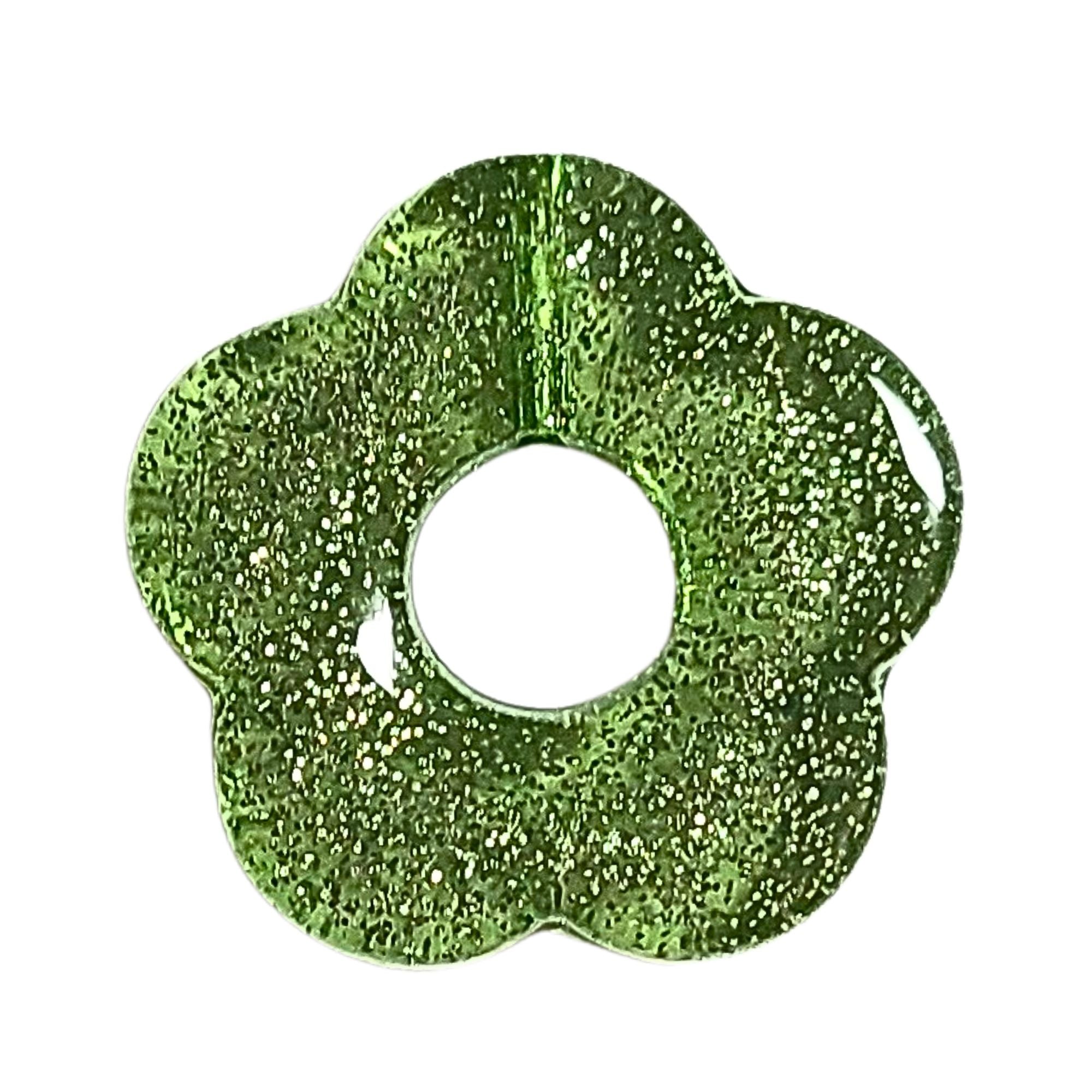 ARTSHOP Flower power fleur Capucine glitter menthe x1