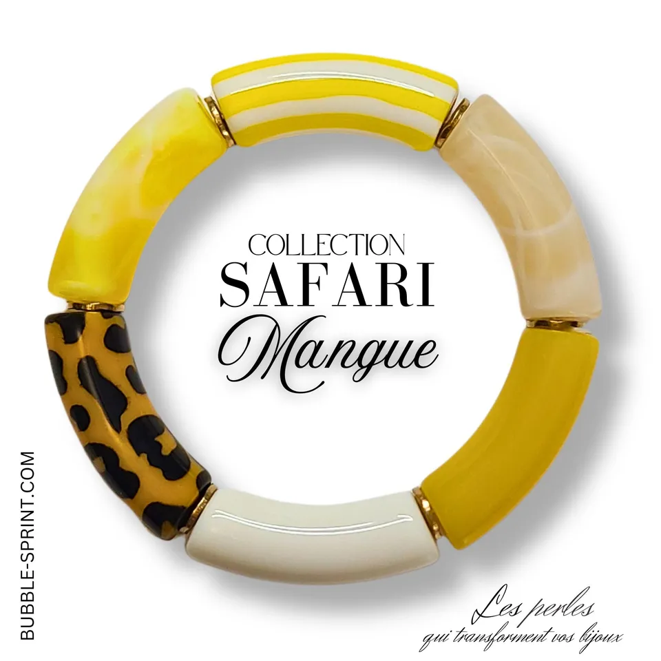 ARTSHOP Safari bracelet Mangue kit à faire soi-même acrylique