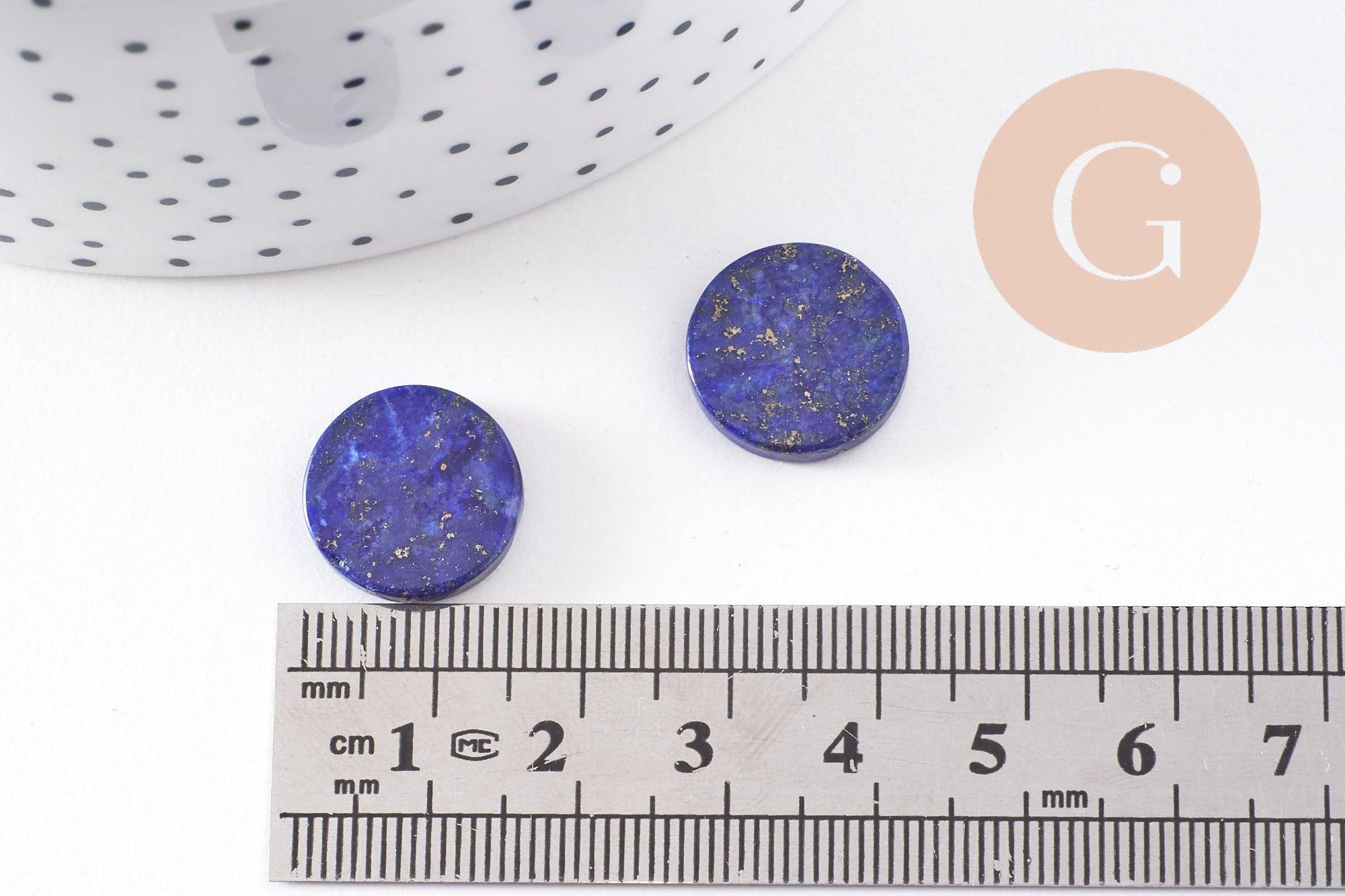 Gingerlily Pierres G10214 cabochon lapis lazuli 15mm bleu x1