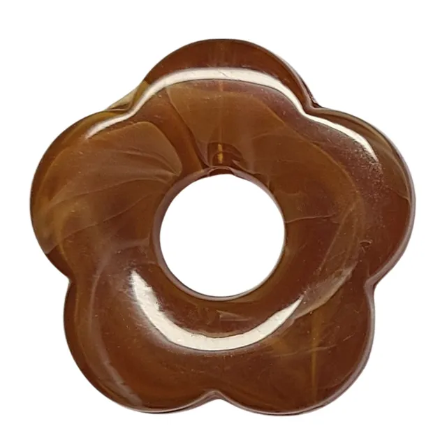 ARTSHOP Flower power 55 fleur capucine miel foncé 27mm x1
