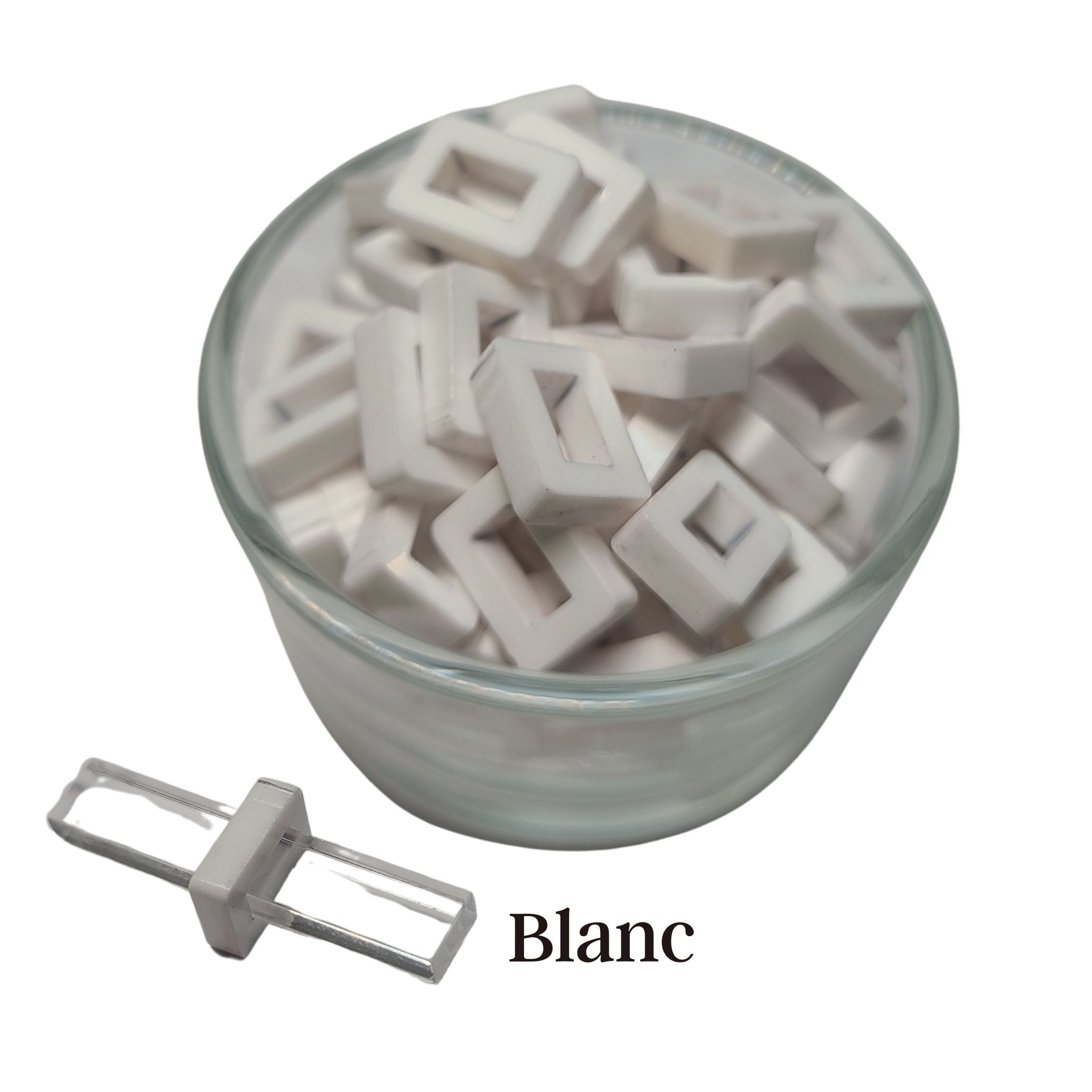 ARTSHOP Séparateurs 2 Perle Rectangulaire Blanc Tube x1