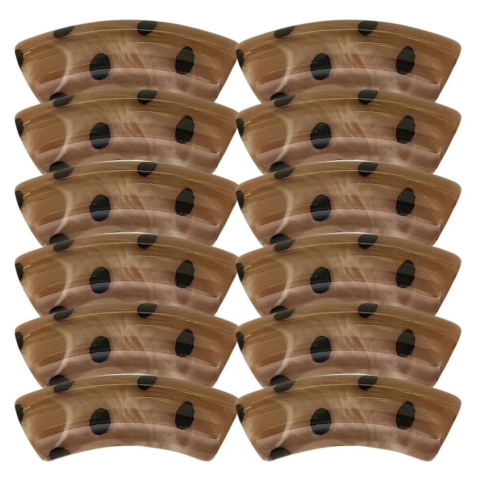 ARTSHOP Tubes DESIGN 415 tube incurvé pois terracotta x1