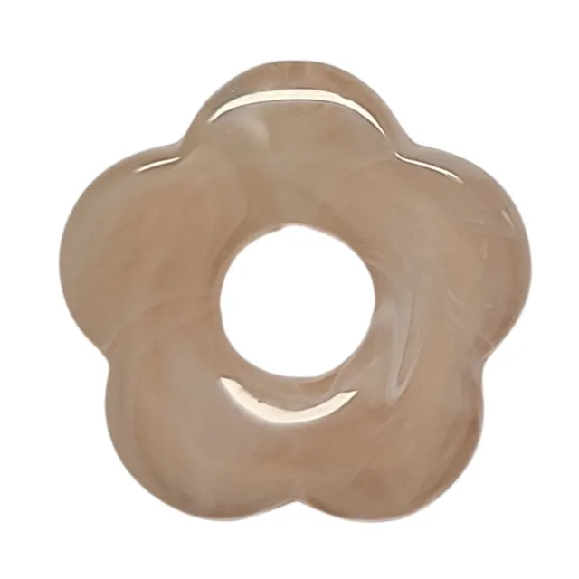 ARTSHOP Flower Power 15 Capucine fleur 27mm rose marbré