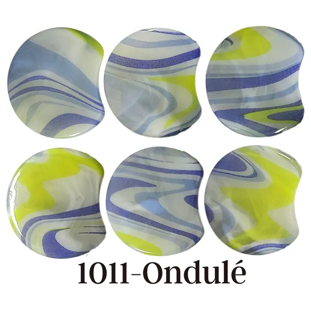 ARTSHOP Palets LUNE MOON 1011 Palet incurvé ondulé x6